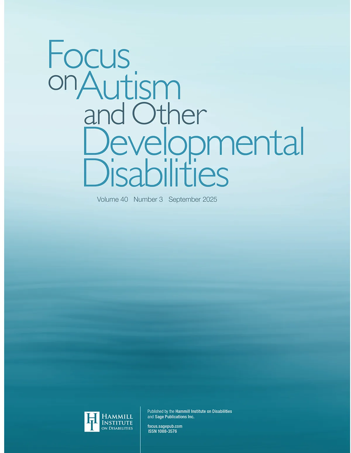 Focus on Autism and Other Developmental Disabilities